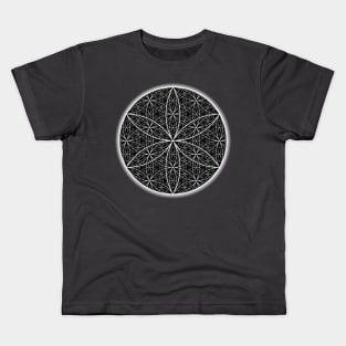 Dimensional Flower of Life 2 - On the Back of Kids T-Shirt